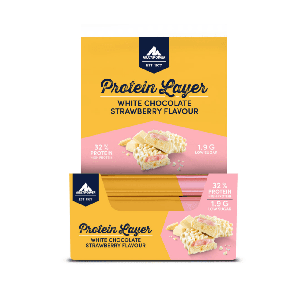 MultiPower Protein Layer White Chocolate Strawberry 18 * 50Gr - 2
