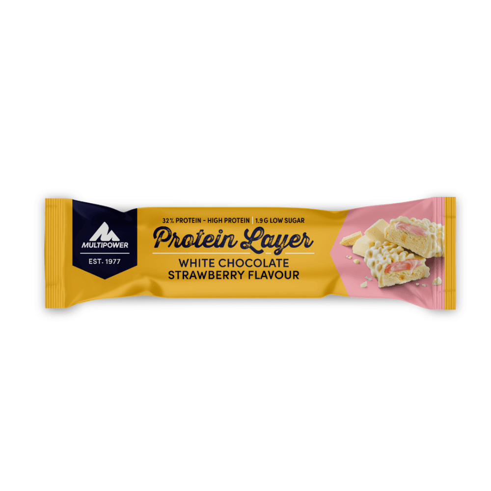 MultiPower Protein Layer White Chocolate Strawberry 18 * 50Gr - 3