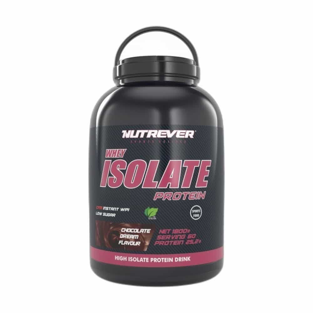 Nutrever - Whey Isolate Protein - Çikolata 900 Gram / 1800 Gram